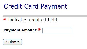 WebSTAR Credit Card Payment